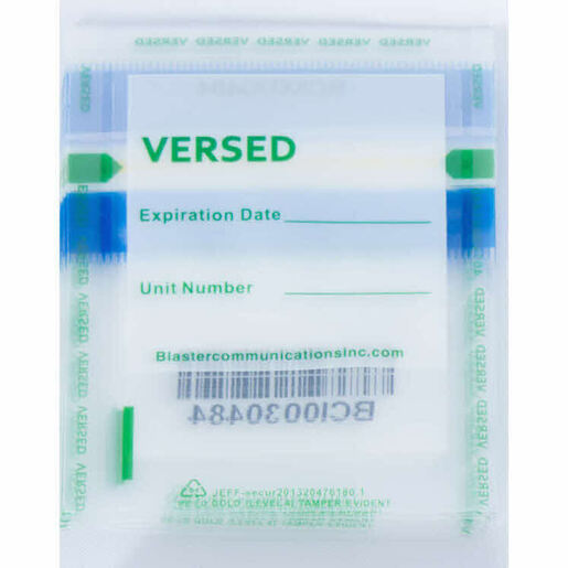 Versed Tamper Evident Bag, Short
