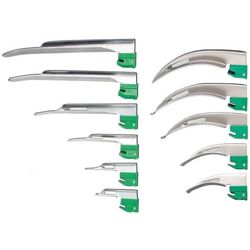 Green System Disposable Laryngoscope Blades