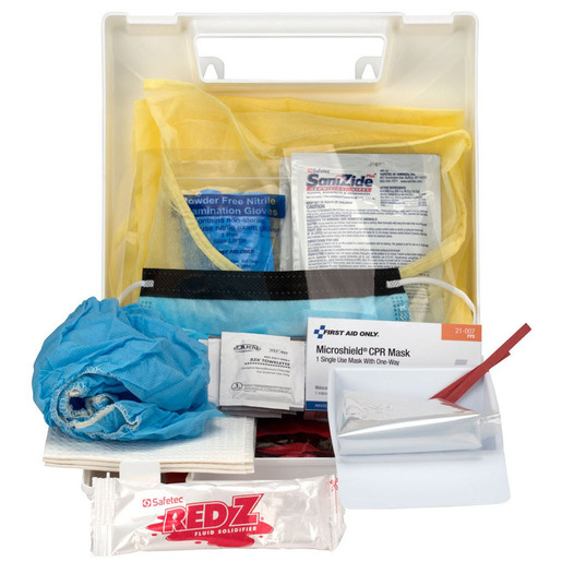 First Aid Only<sup>®</sup> Bloodborne Pathogen/Personal Protection Kit with CPR Shield