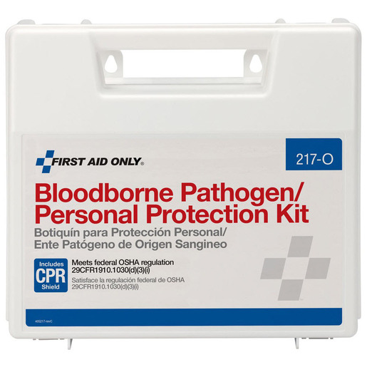 First Aid Only<sup>®</sup> Bloodborne Pathogen/Personal Protection Kit with CPR Shield