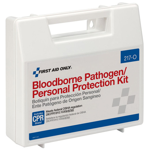 First Aid Only<sup>®</sup> Bloodborne Pathogen/Personal Protection Kit with CPR Shield