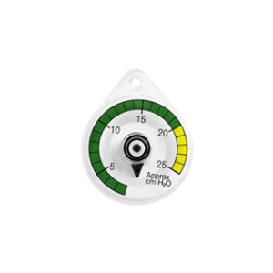 In-Line Manometer, Single Patient Use, Right Orientation, 0-25cm H2O