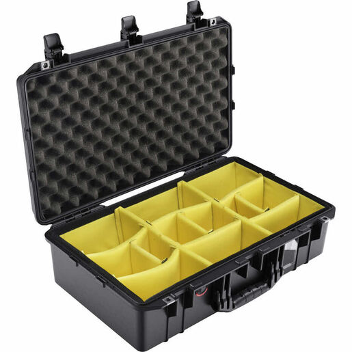 Pelican™ Air Case 1555, with Padded Dividers, Black
