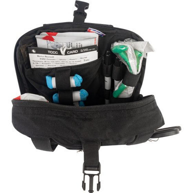 Rescue Task Force Chest Pouch Medical Kit, Black