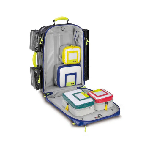 PAX Koup L-ST Emergency Backpack with 3 Side Pockets, Blue