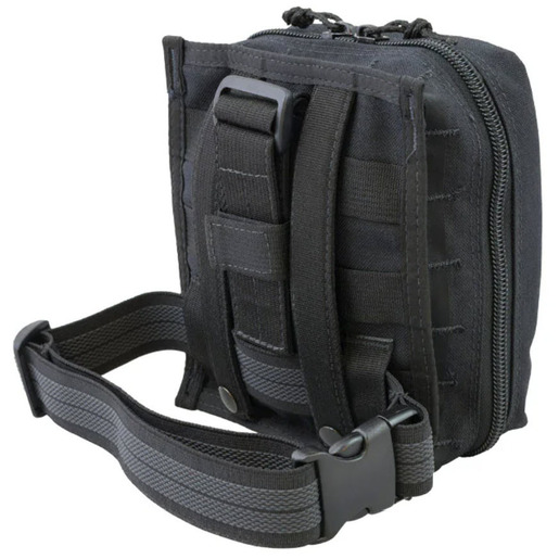 TacMed Convertible Drop Leg Pouch, Black