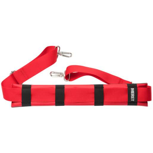Deluxe Shoulder Strap, 1.5in Wide, Red, Nylon, Padded