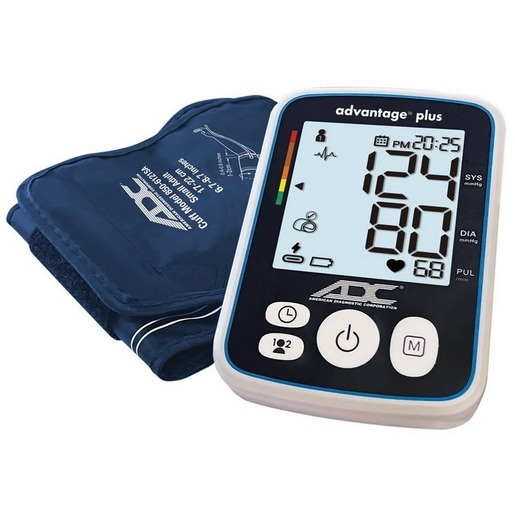 Advantage™ Plus 6121 Automatic Upper-Arm Digital BP Monitor, Small Adult, Navy Blue, 17 to 22cm