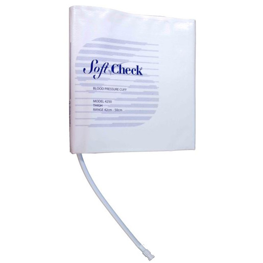 SoftCheck® Disposable Vinyl Blood Pressure Cuffs with Single Tube Female Twist Lock Connector