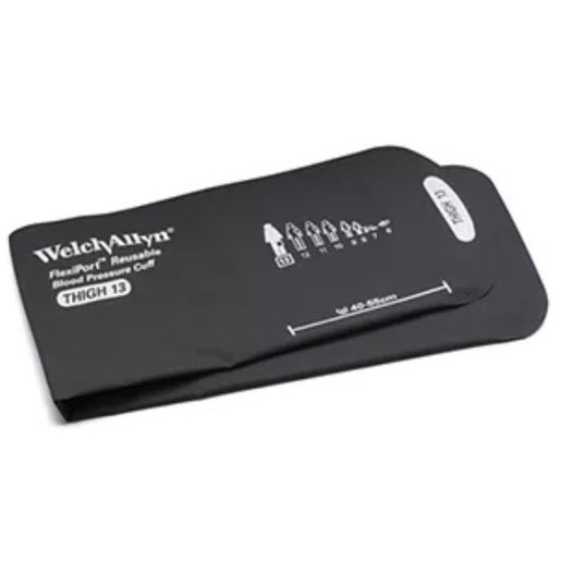 FlexiPort™ Reusable BP Cuff with Single Tube Male Bayonet Connector, Thigh, Size 13