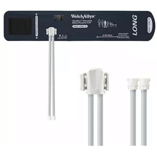 FlexiPort® Reusable Blood Pressure Cuffs with 2-Tube Locking Type Connectors