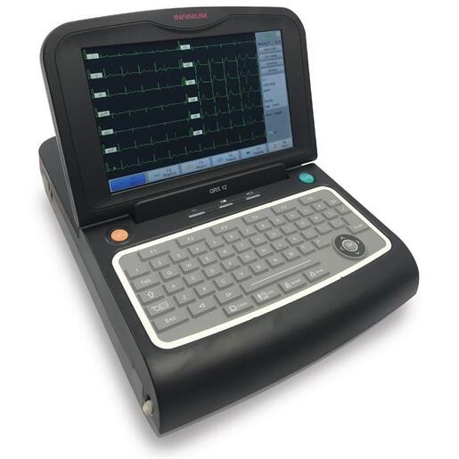 QRS-12 Digital Touch Screen 12-Lead Electrocardiograph