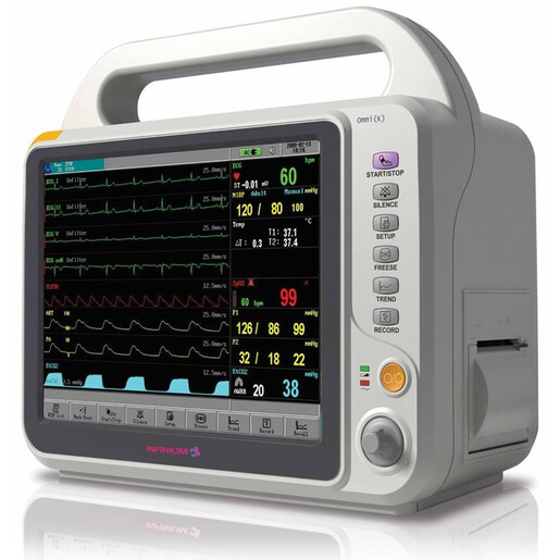 Infinium Omni (K) LED Touchscreen Patient Monitor, Basic Configuration with Thermal Printer & Mainstream CO2