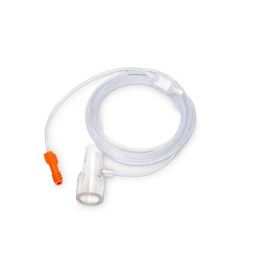 ETCO2 Sampling Cannula with T Connector, Adult, 7ft Tubing