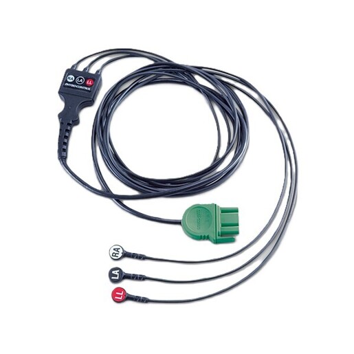 LIFEPAK Compatible ECG Lead Cables, 3 Lead