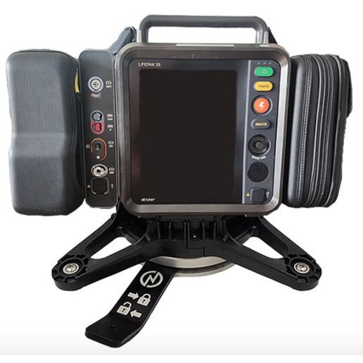 SNAP 35 Mount with Adapter Plate for LifePak 35 Monitor/Defibrillator