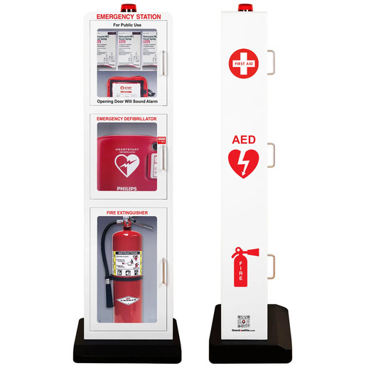All-in-One Emergency Station – AED, Fire Extinguisher, Naloxone & First Aid Cabinet (Cabinet Only) All-in-One Emergency Station – AED, Fire Extinguisher, Naloxone & First Aid Cabinet (Cabinet Only)