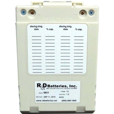 LIFEPAK 12 Fastpak Compatible Replacement Battery