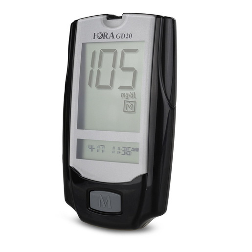 Fora GD20 Blood Glucose Meter, CLIA MODERATE