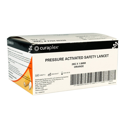 Curaplex® Pressure Activated Safety Lancets