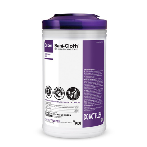 PDI Super Sani-Cloth® Quat Alcohol Disinfecting Wipes