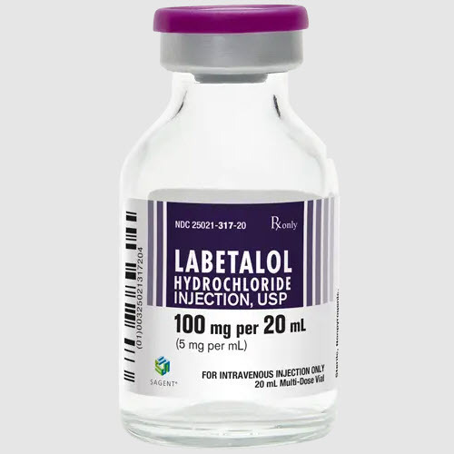 Labetalol, 100mg/20mL, Vial