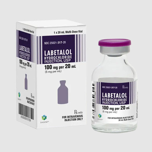 Labetalol, 100mg/20mL, Vial