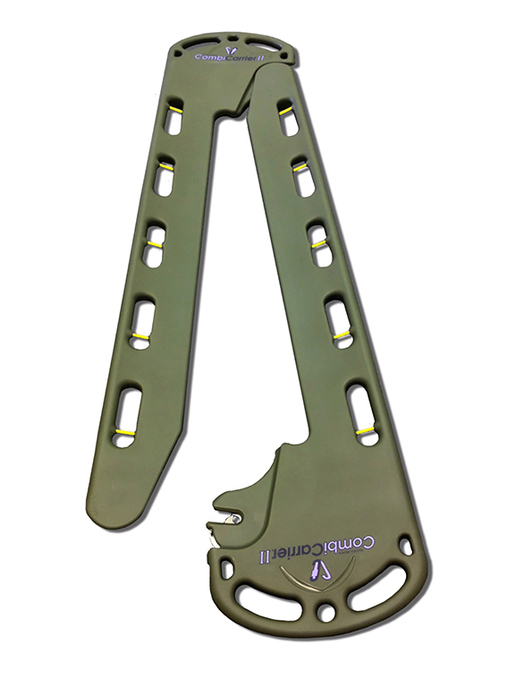 CombiCarrierII® Backboard/Scoop Stretcher with Four 2-Piece Speed Clip Straps
