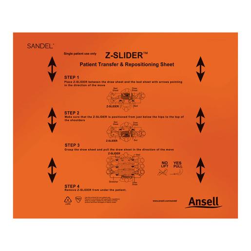 Z-Slider® Patient Transfer Sheet in Roll Dispenser