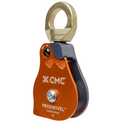 Proswivel™ Pulley, 1.5in, Single Sheave