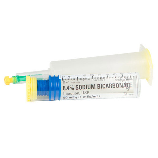 Sodium Bicarbonate 8.4%, 50mL Luer Jet Prefilled Syringe