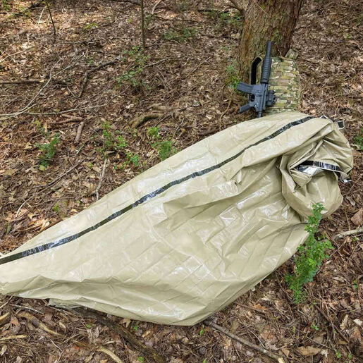 TacMed™ Emergency Bivvy, Coyote Exterior, Thermally Reflective Interior