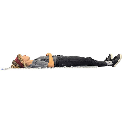 AirBase Inflatable Insulation Pad, 45in L x 14in W x 0.75in D, No Pump Required