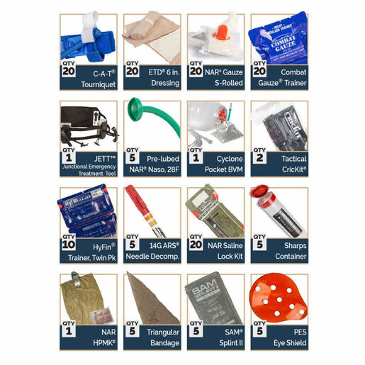 TCCC / TECC Training Module 1, Skill Stations Kit