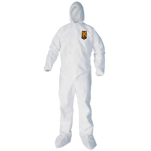 KleenGuard™ A40 Coveralls with Hood and Boots, Model 130, White