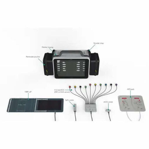 Monitor by Laerdal Hard Case, 12-Lead ECG Cable, SpO2 Sensor Cable, No Tablets Included