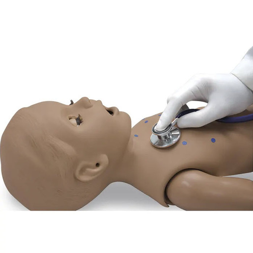 Gaumard® Advanced Heart and Lung Sounds, Pediatric Manikin, 1 Year Old, Medium Skin