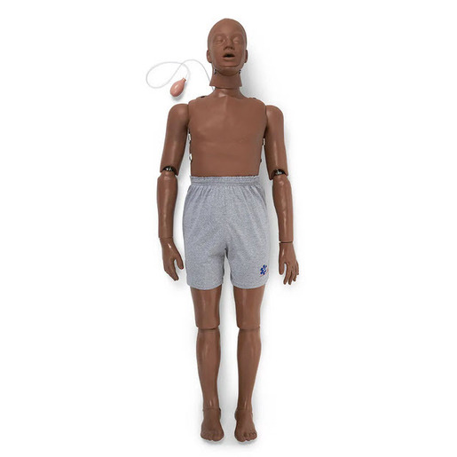 Simulaids Full-Body CPR/Trauma Manikin, Dark Skin