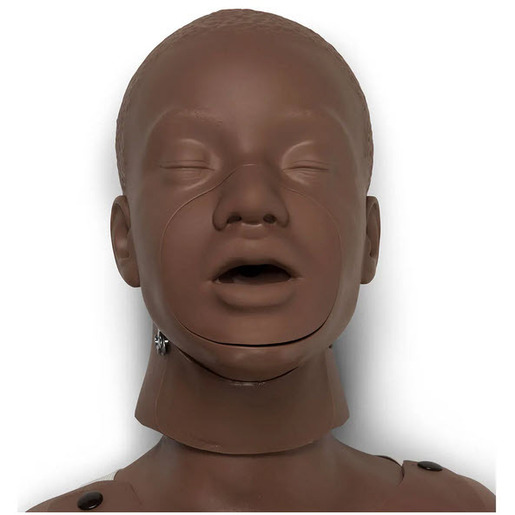 Simulaids Full-Body CPR/Trauma Manikin, Dark Skin