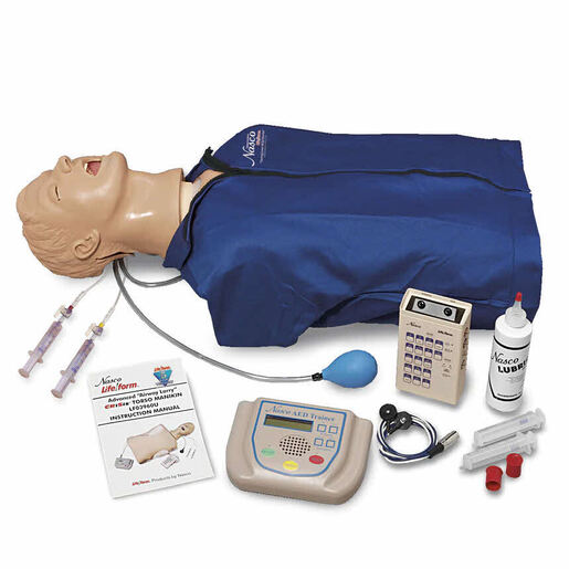 Life/form® Advanced Airway Larry Torso with Defibrillation Features, ECG Simulation, AED Training