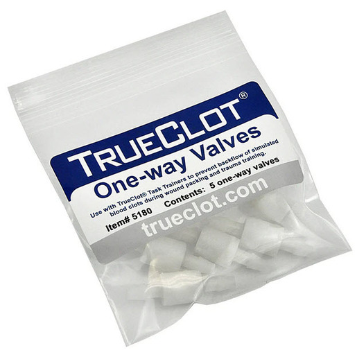 TrueClot® Replacement One-Way Valves for Task Trainers, 5-Pack