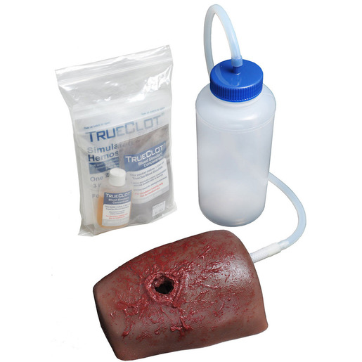 TrueClot® Wound Packing Task Trainer, Large Caliber Gun Shot Wound