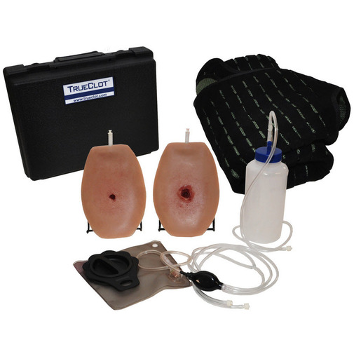 TrueClot® Chest Seal Application Trainer, Light Skin