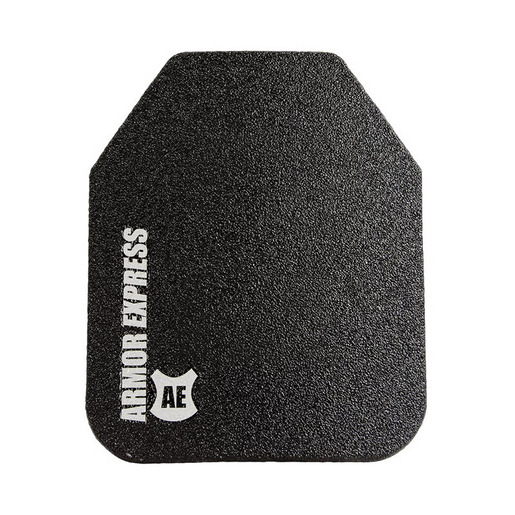 Triton (Steel) Level III SA Single Curve Rifle Plate, Shooter’s Cut, 10in x 12in