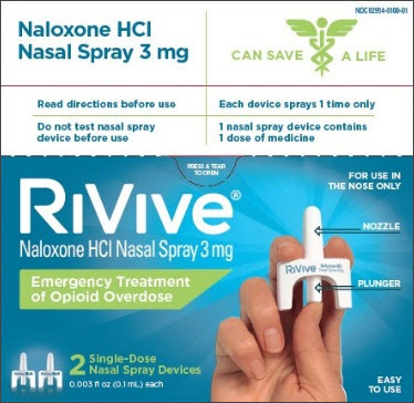 RiVive® Naloxone Nasal Spray, 3mg