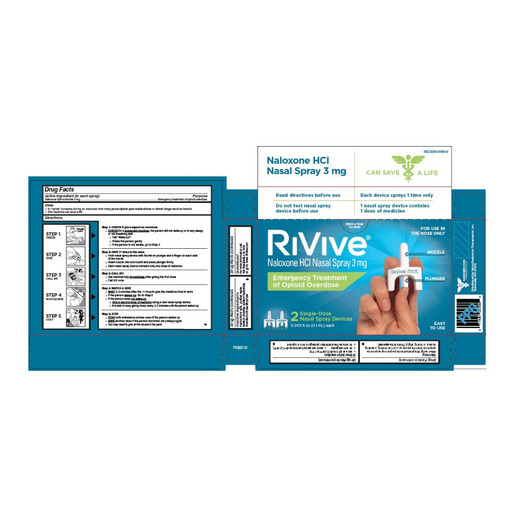 RiVive® Naloxone Nasal Spray, 3mg