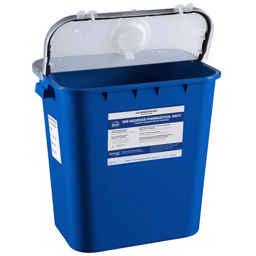 Bemis Sharps Pharmacy Container, Blue, 8gal