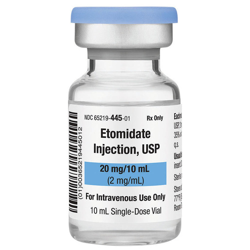 Etomidate, 20mg/10mL, Vial