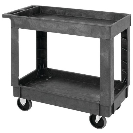 *DS ONLY* Polymer Mobile Cart with Two Shelves