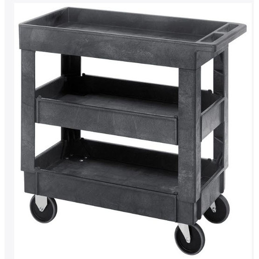 Polymer Mobile Carts with Shelves